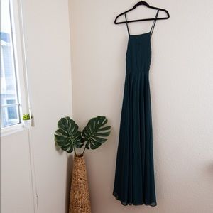 Forest Green Maxi Dress